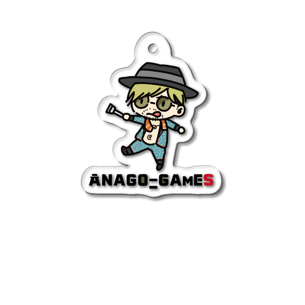 ANAGO_SHOPのANAGO_GAMES　あなごちゃん アクリルキーホルダー