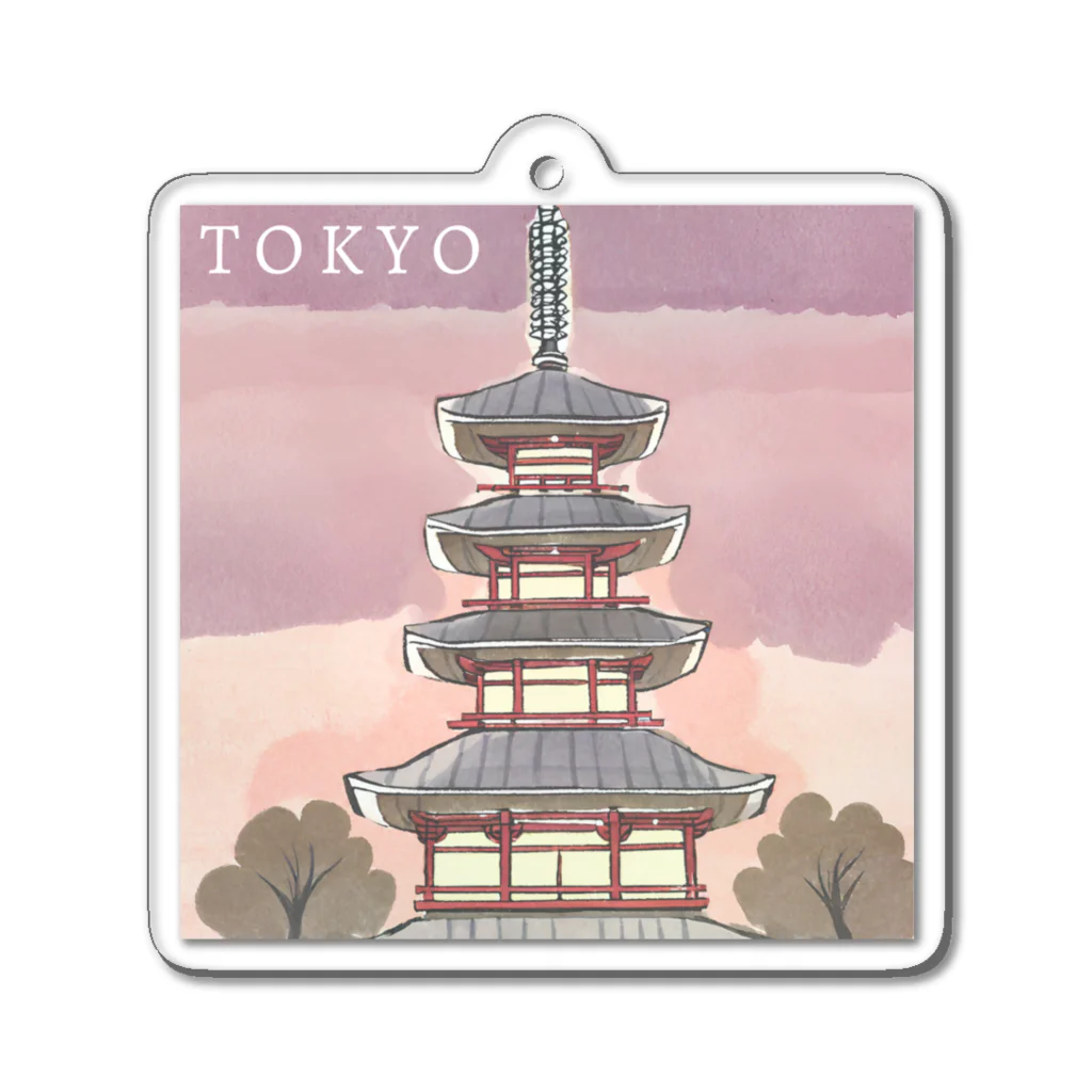 Japanの東京_03 Acrylic Key Chain