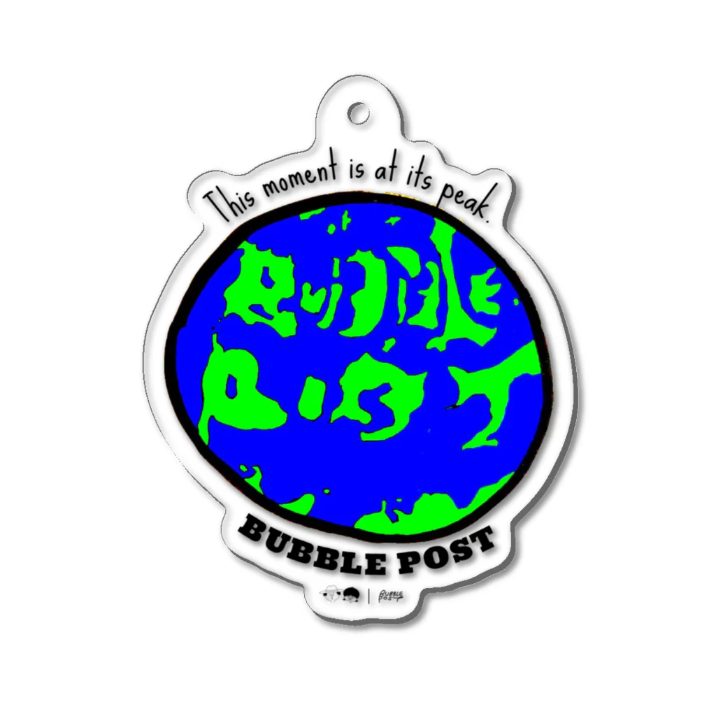 BUBBLE POSTのB.P.W アクリルキーホルダー