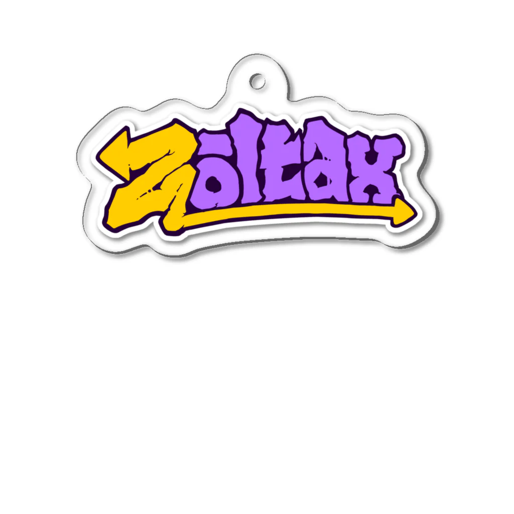 Zoltax.のZoltax. グラフィティ ロゴ 紅芋タルト Acrylic Key Chain