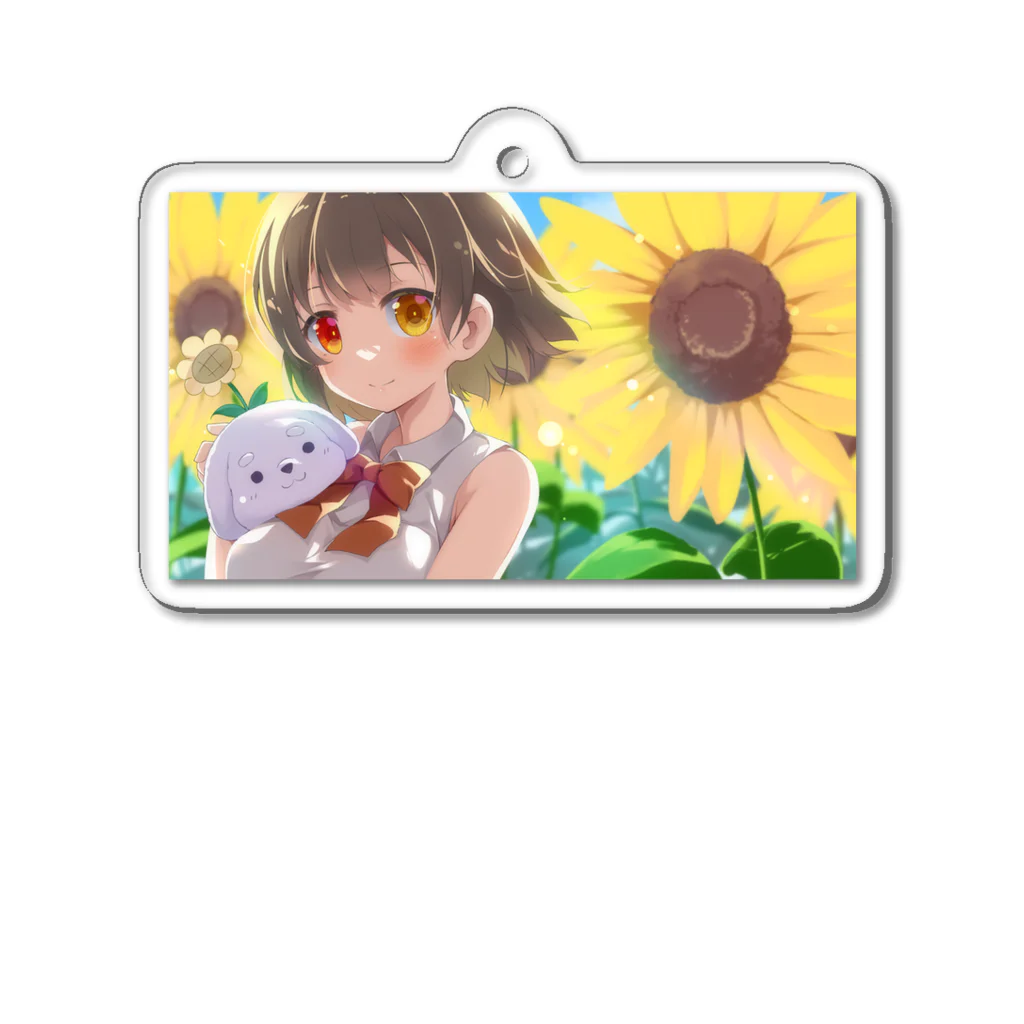 🌻向日葵のおみせ🌻のひまわりとひなた Acrylic Key Chain