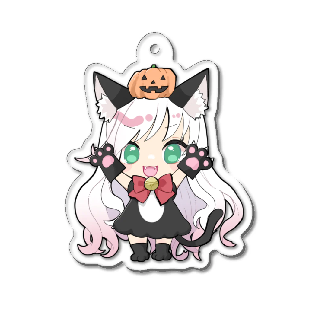 sakura_sagna/佐倉サニャの佐倉サニャ2023ハロウィーンVer.黒猫 アクリルキーホルダー