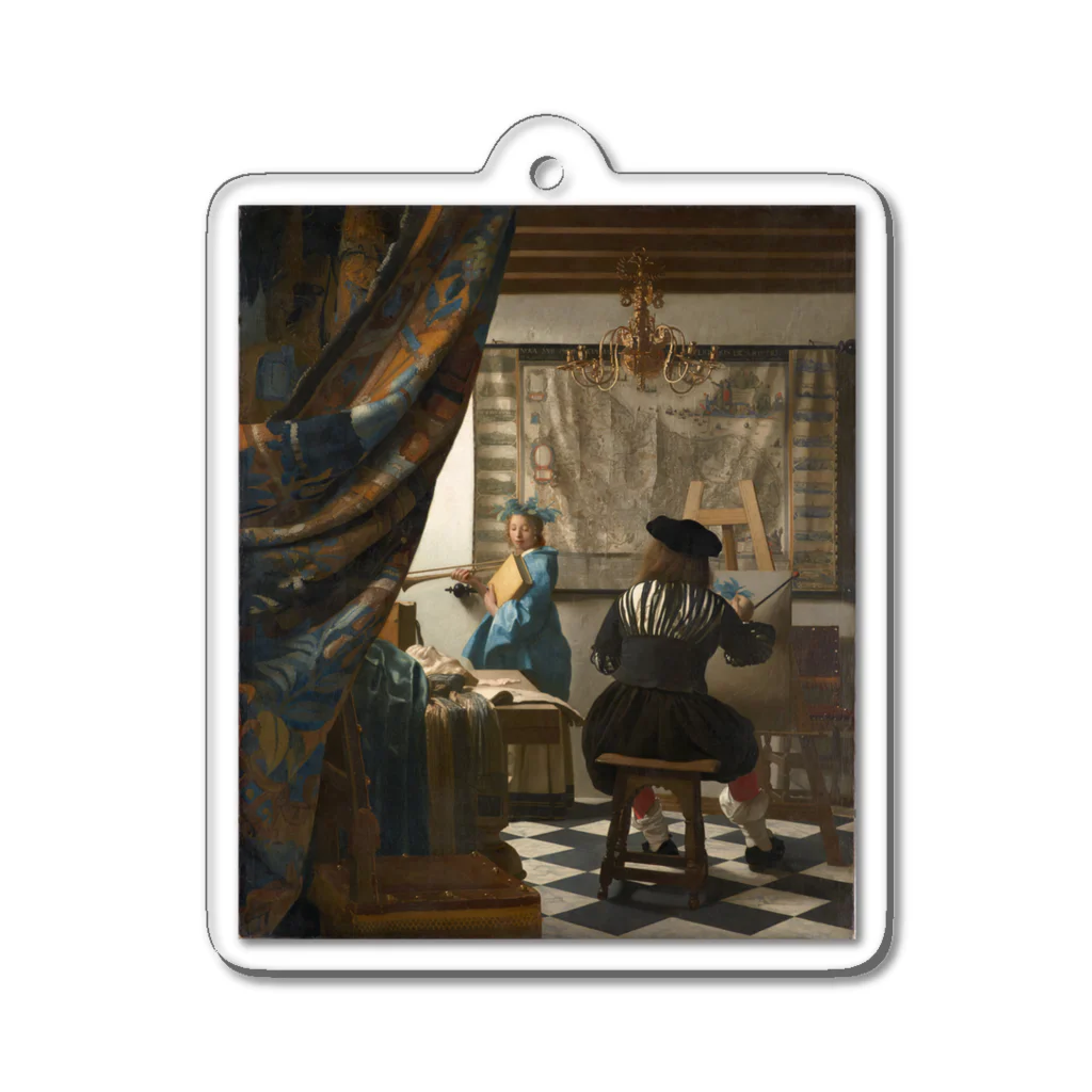 世界美術商店の絵画芸術 / The Art of Painting Acrylic Key Chain