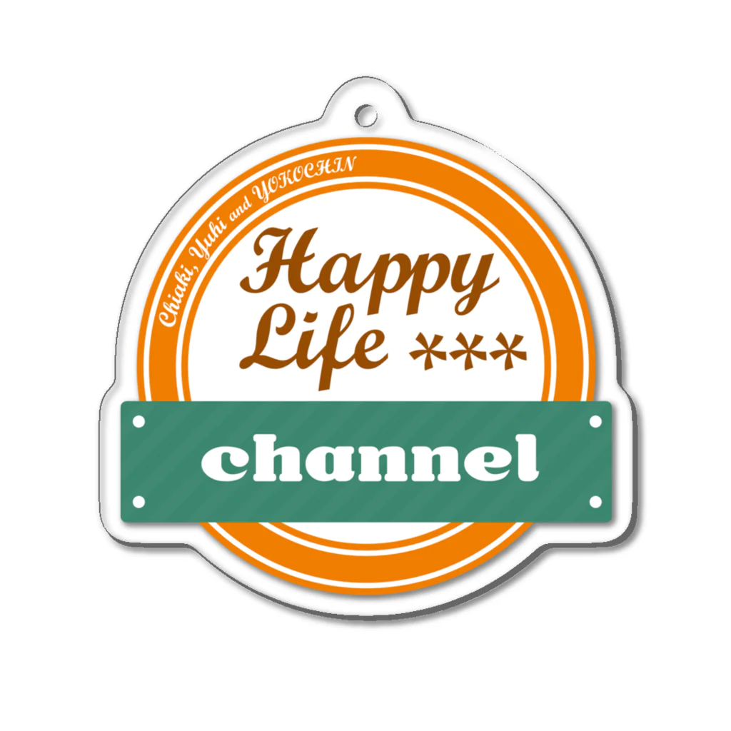 HappyLifeChannel@FGOガチャ動画のHLCロゴグッズ Acrylic Key Chain