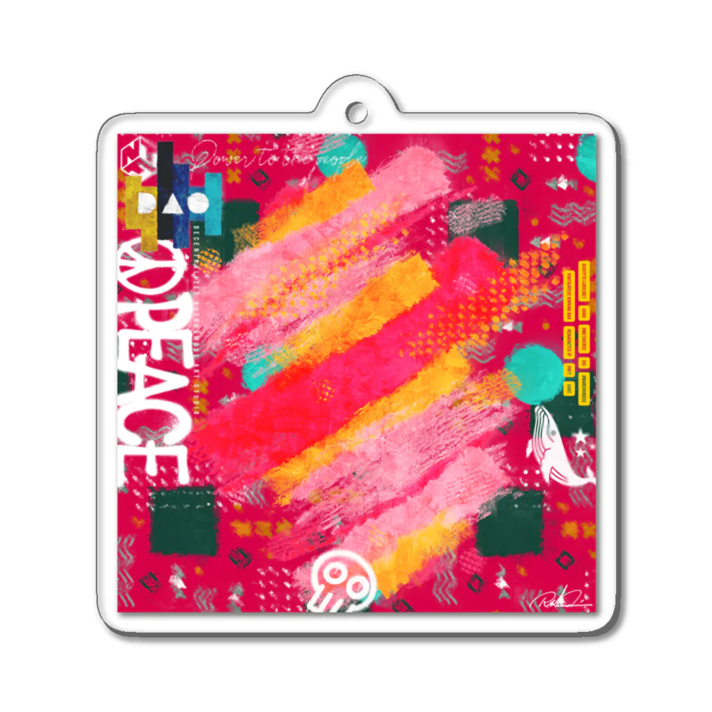 namuhi SHopのRyoKonishiDAO　NFTアート✨SELPHY-Welcome 🎉✨  Acrylic Key Chain