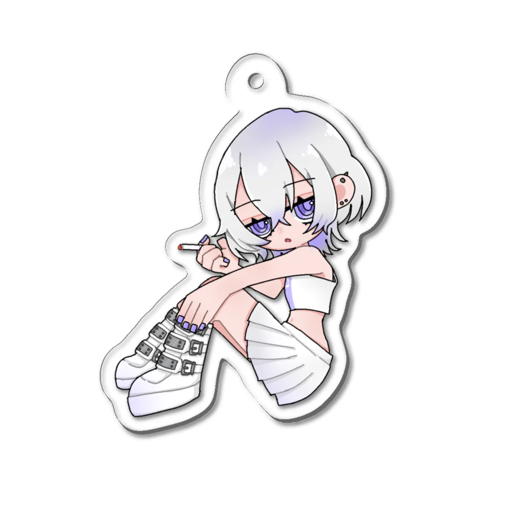 三澄 ⏻の三澄~タバコを吸う~ Acrylic Key Chain