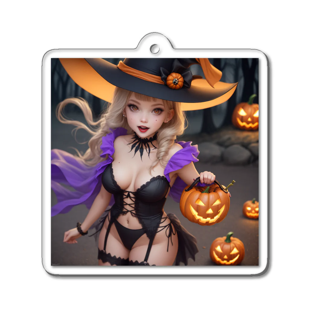 Gereroのハロウイーン魔女 Acrylic Key Chain