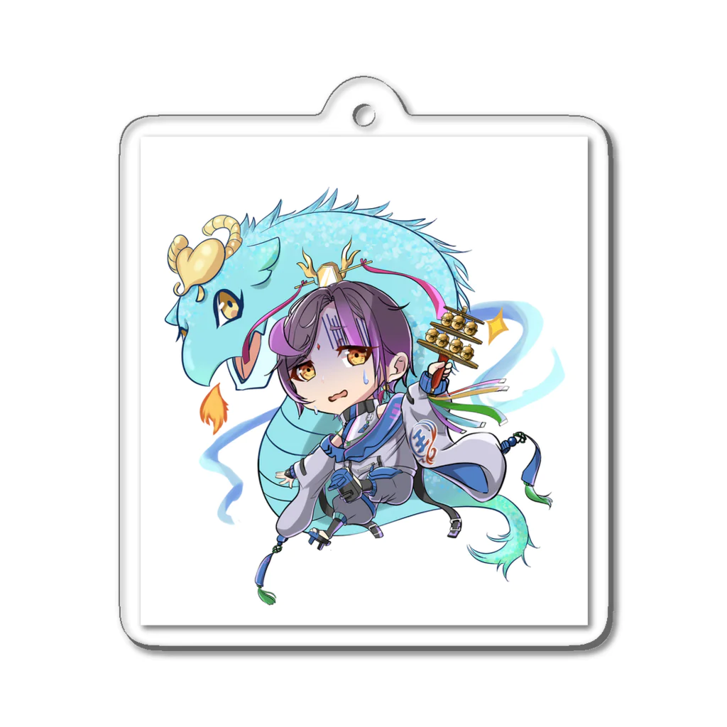 ドラ王👑🐉《vtuber》のドラ王_vtuber Acrylic Key Chain