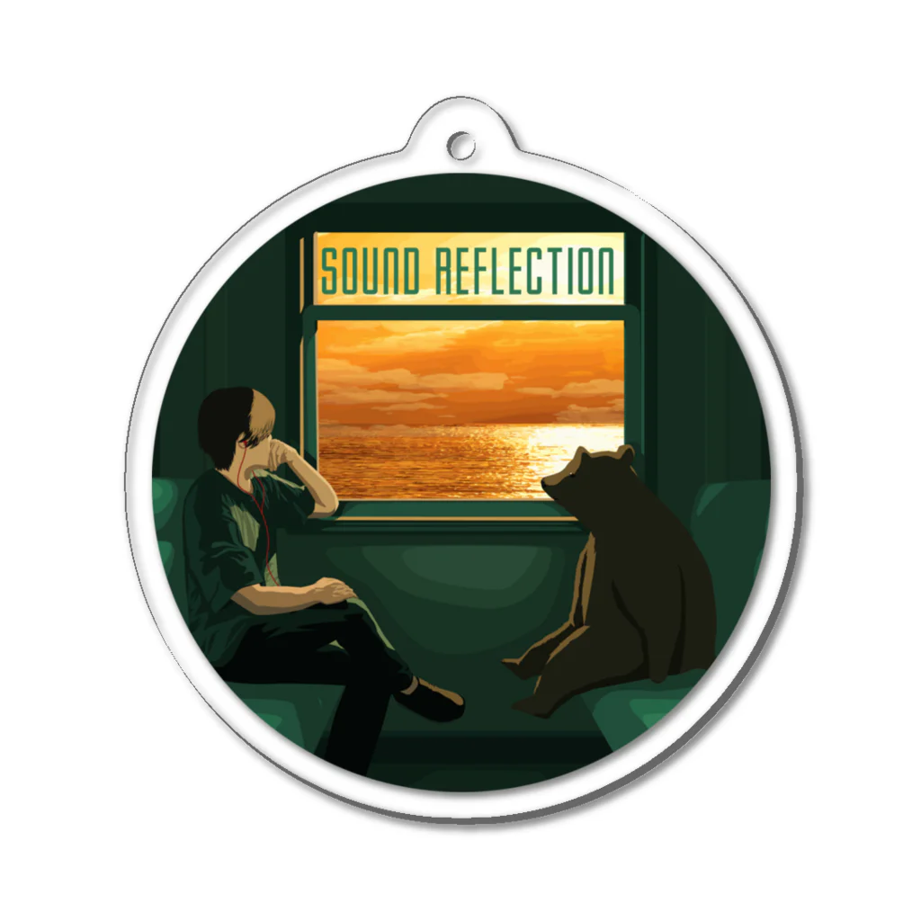 杜若 Tojaku｜Sound ReflectionのSound Reflection | JOURNEY BEAR Acrylic Key Chain