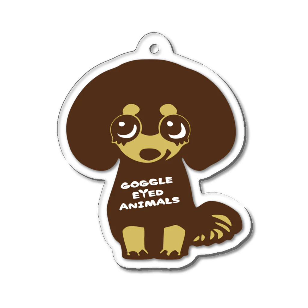 mana_shopのダックスフンド_Choco Cream Acrylic Key Chain