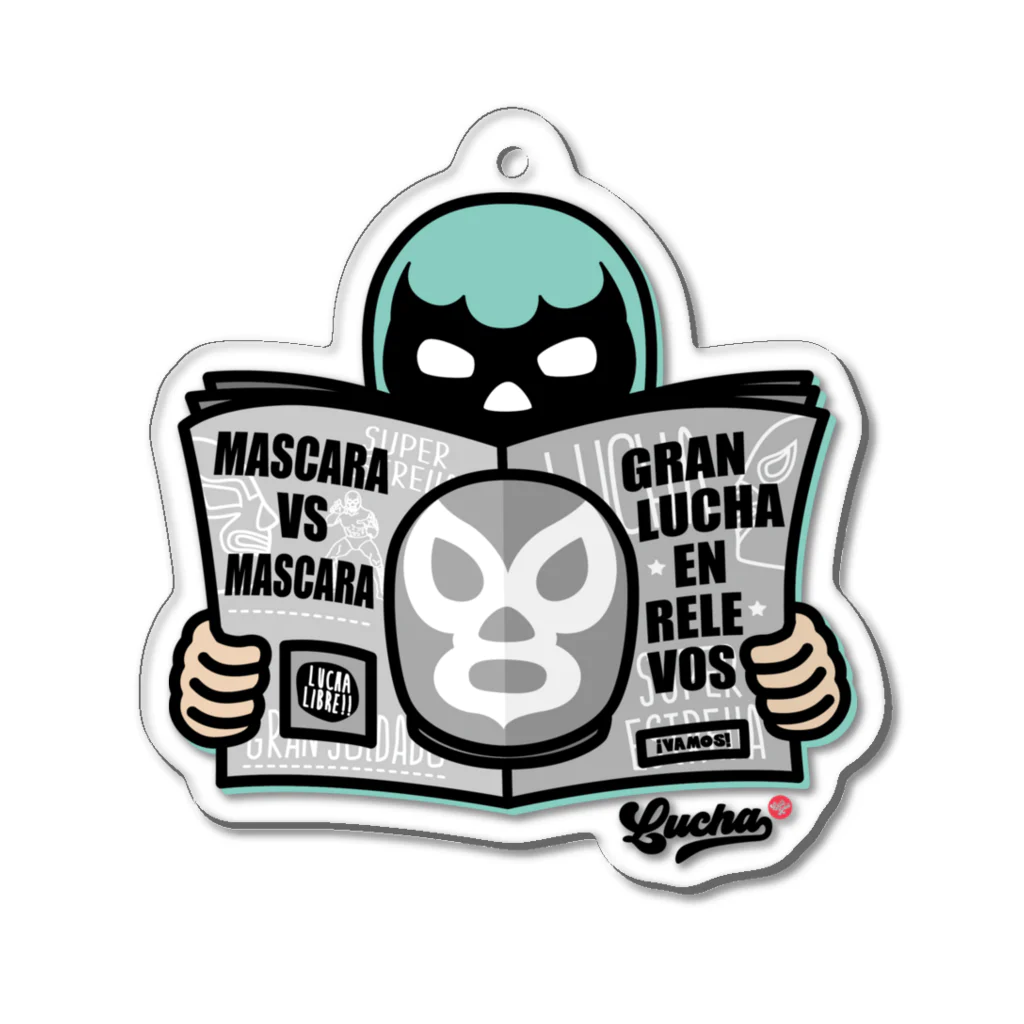 LUCHAのGran Lucha en Relevos Acrylic Key Chain