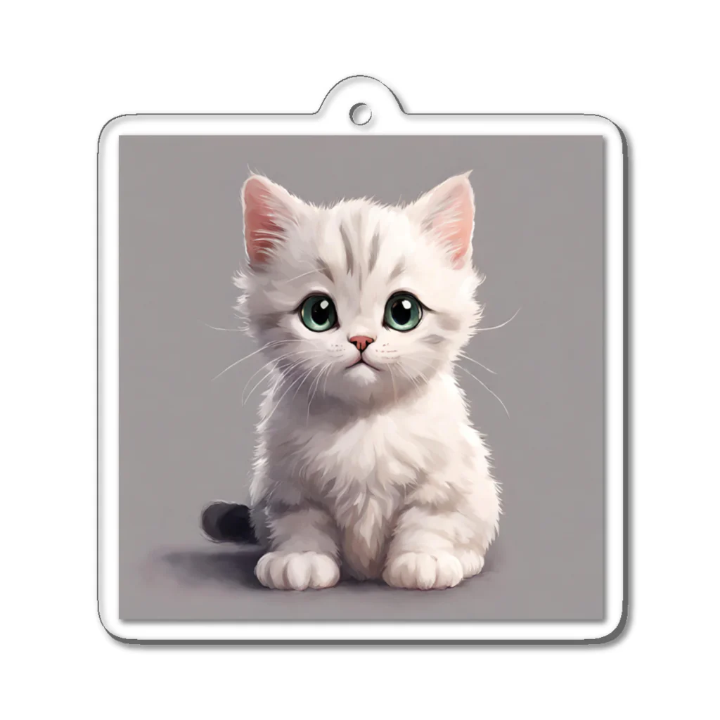 MOnaの可愛い猫 Acrylic Key Chain