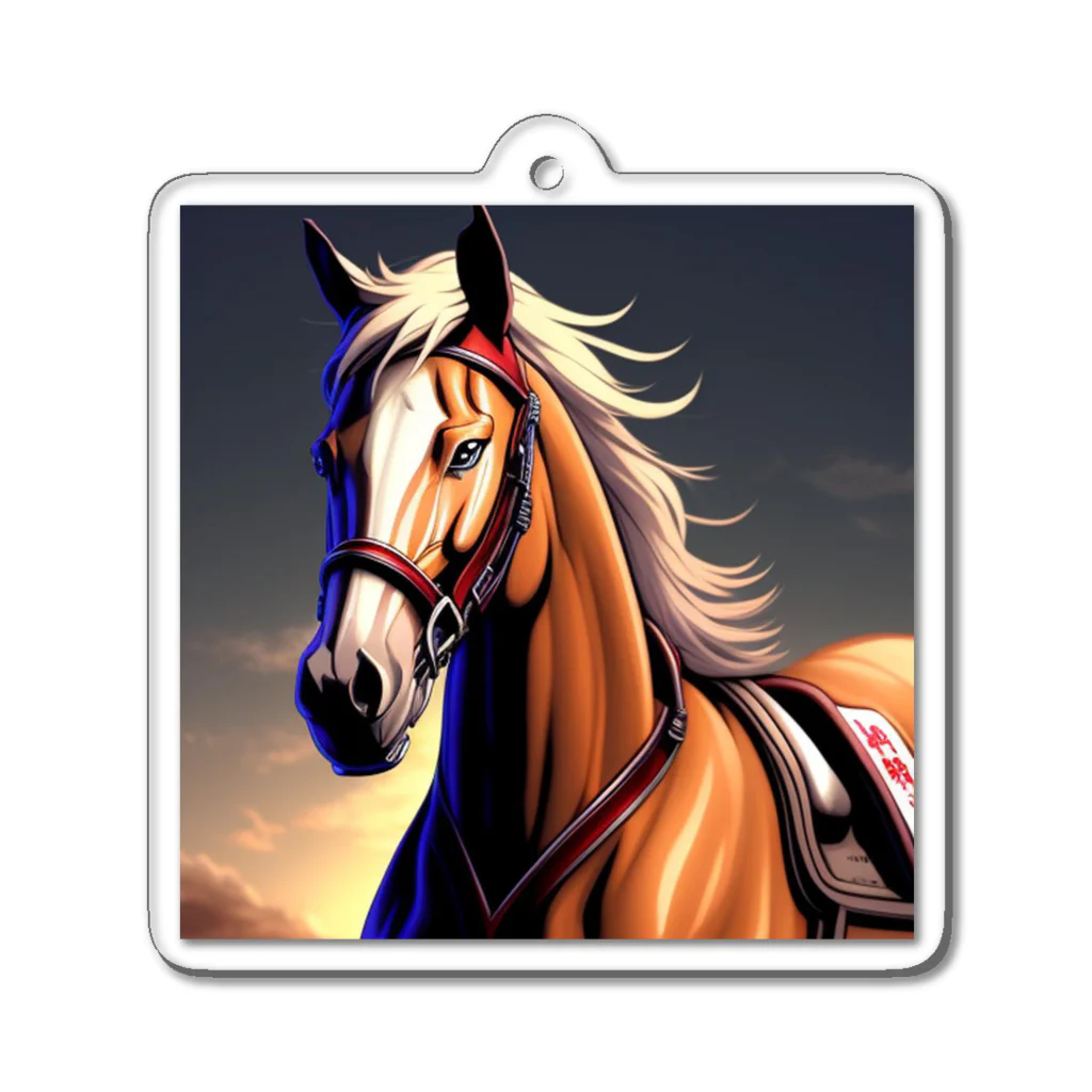 KSK SHOPの馬(horse) Acrylic Key Chain