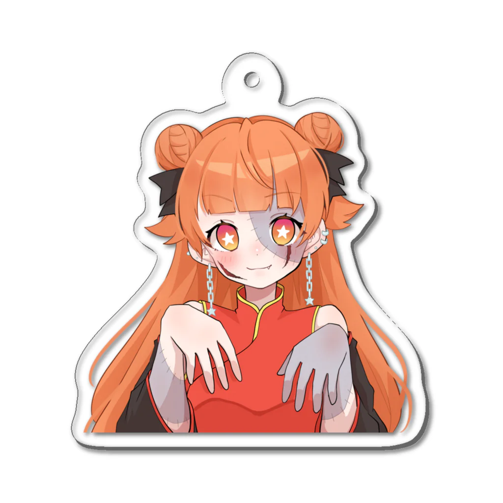 なるせ🐕🍥のゾンビなるせちゃん Acrylic Key Chain