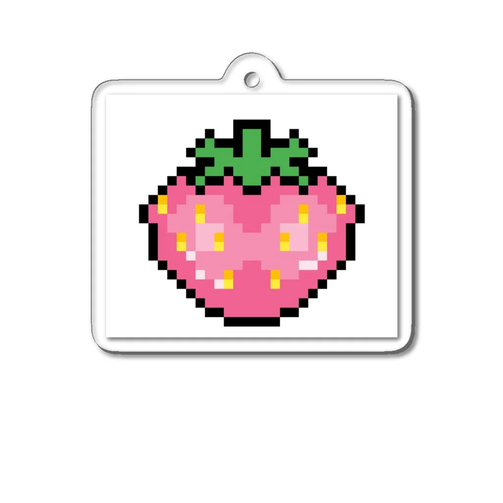 ArtistのKawaii and Juicy Strawberry  アクリルキーホルダー