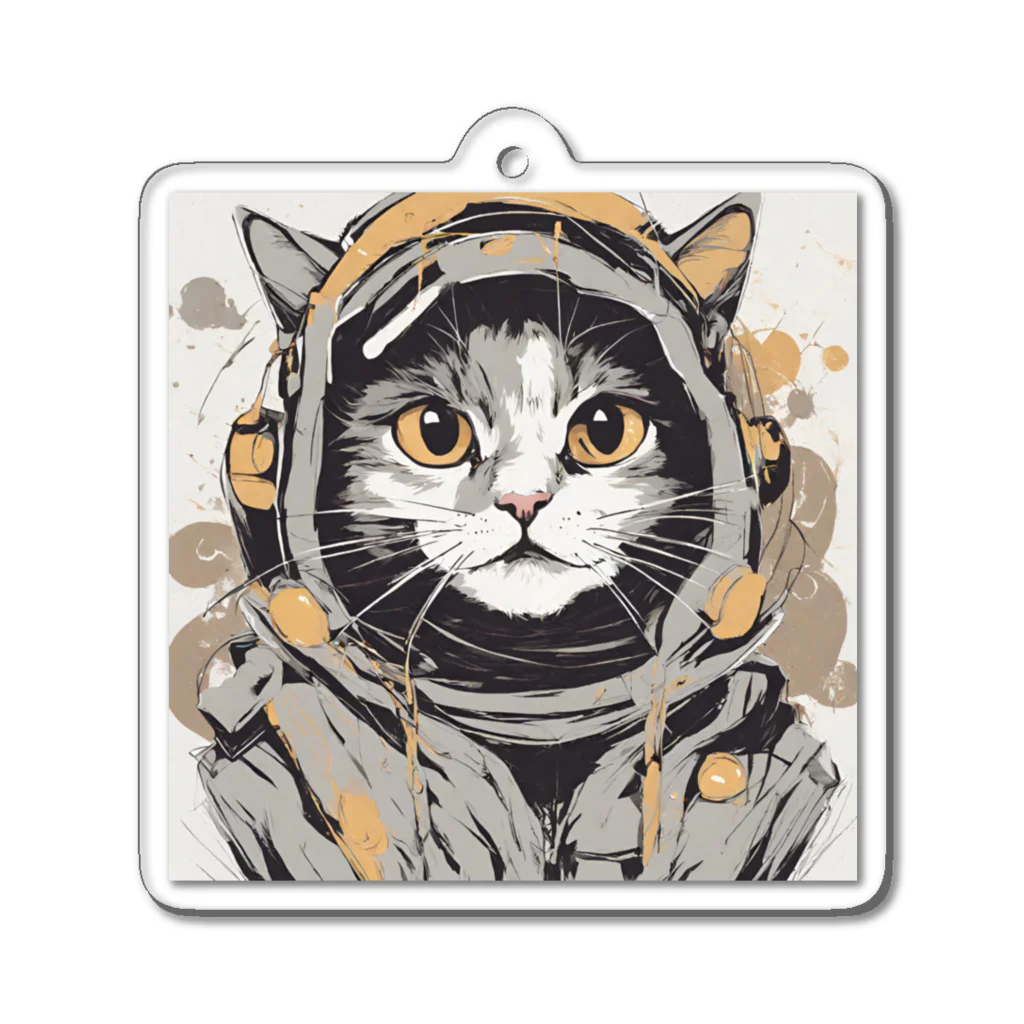 Arata0521の可愛い猫グッズ Acrylic Key Chain