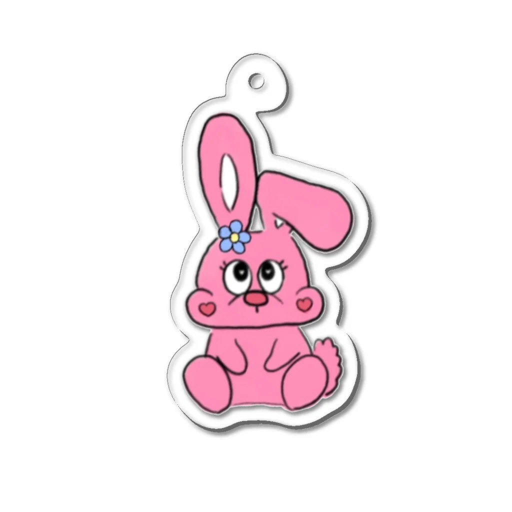 ぶるーむわーるどのぶるーむちゃん Acrylic Key Chain