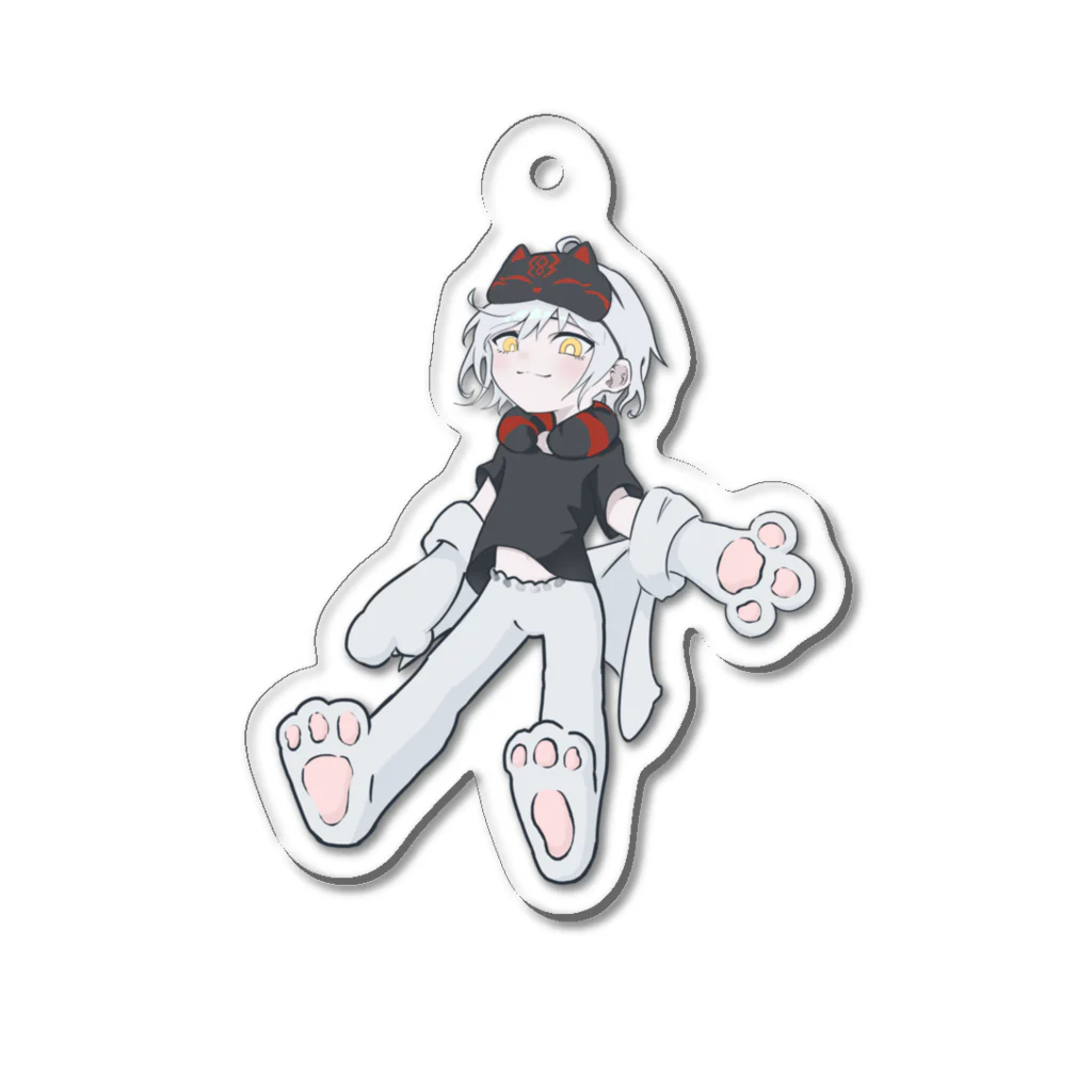 LAZINESS BUNNYのたまぐっず Acrylic Key Chain