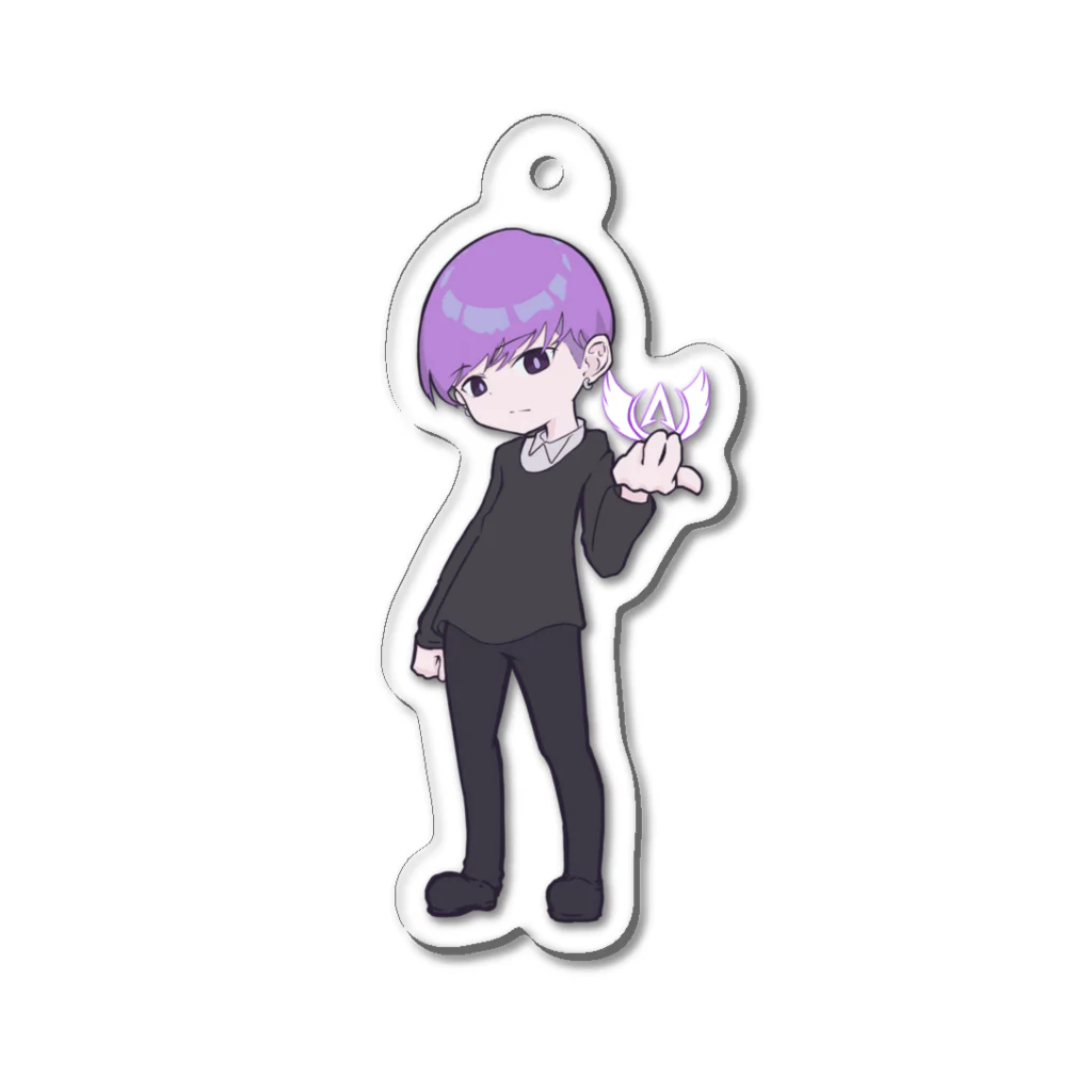 LAZINESS BUNNYのenoughグッズ(すごい) Acrylic Key Chain