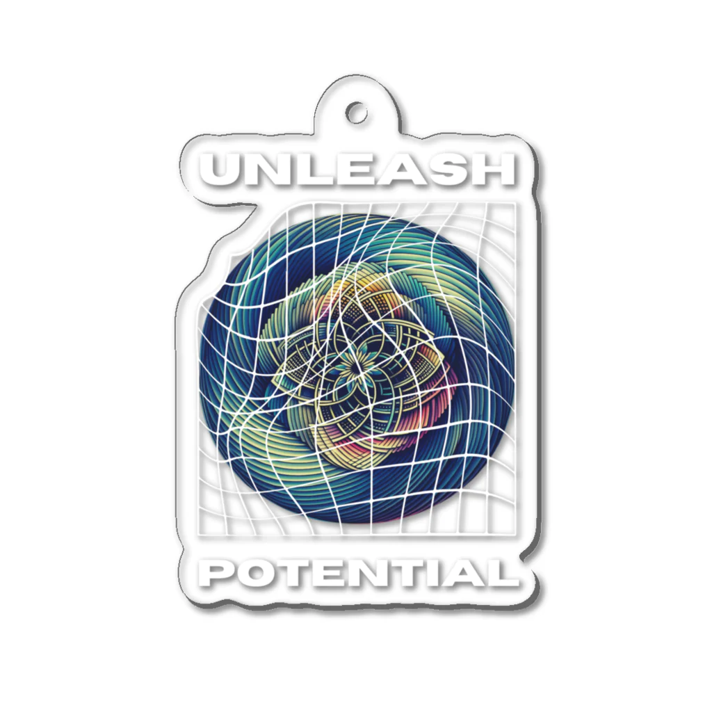 NeoNestの"Unleash Potential" Graphic Tee & Merch アクリルキーホルダー