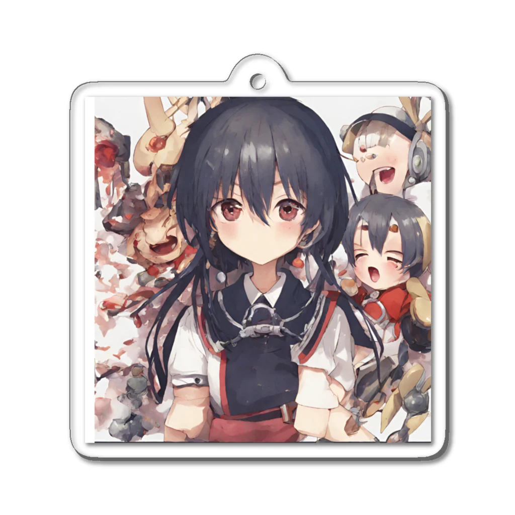 Takatukigentatuの萌え萌え Acrylic Key Chain