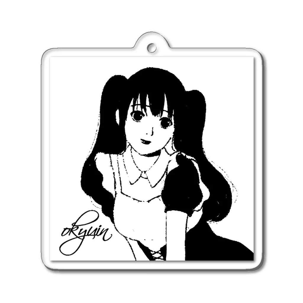 おきゅinストアのokyuin-おきゅいん-【アラサーの姫】 Acrylic Key Chain