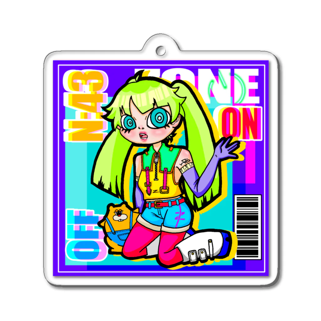 カラフルパレットのエネルギースイッチ Acrylic Key Chain