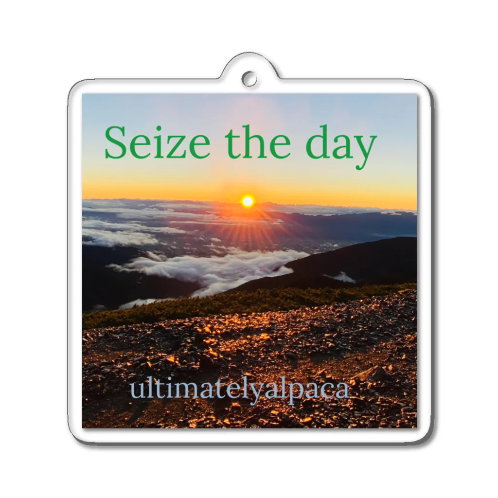 ultimatelyalpacaのSeize the day アクリルキーホルダー