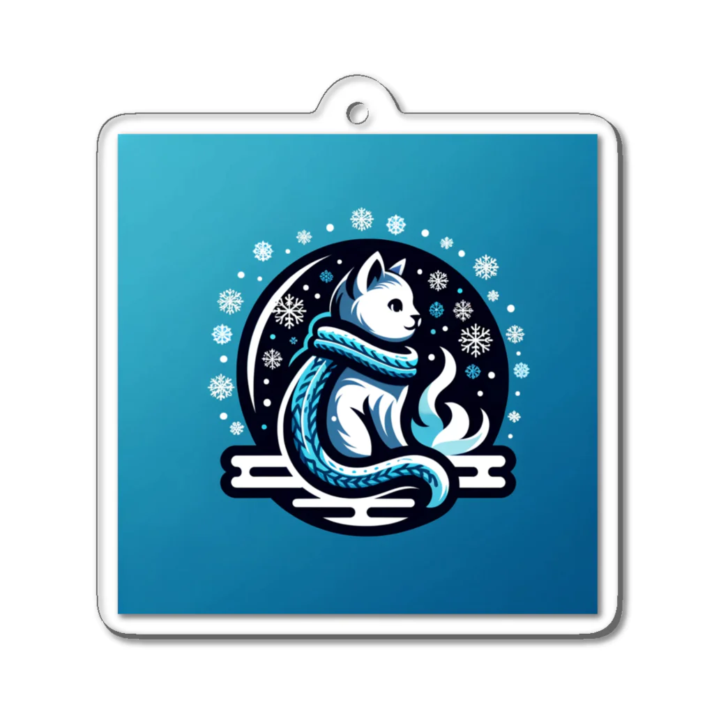 Nekonoteの~winter~ Acrylic Key Chain