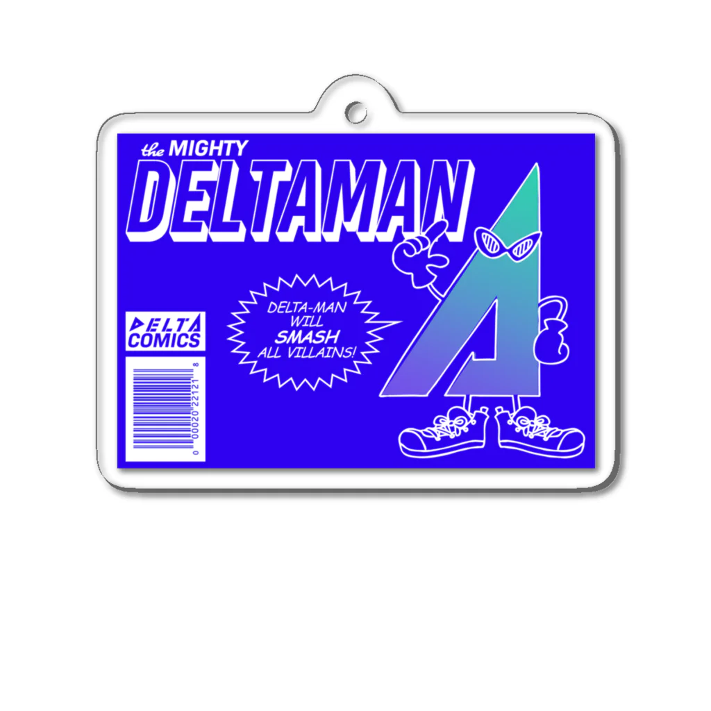 DELTA⊿のDELTAMAN Acrylic Key Chain