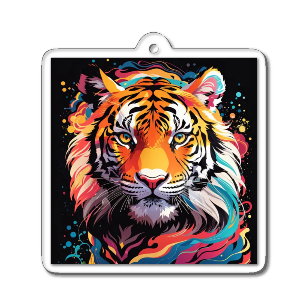 LEONのVivid-TigerⅡ（ビビッド・タイガーⅡ） Acrylic Key Chain