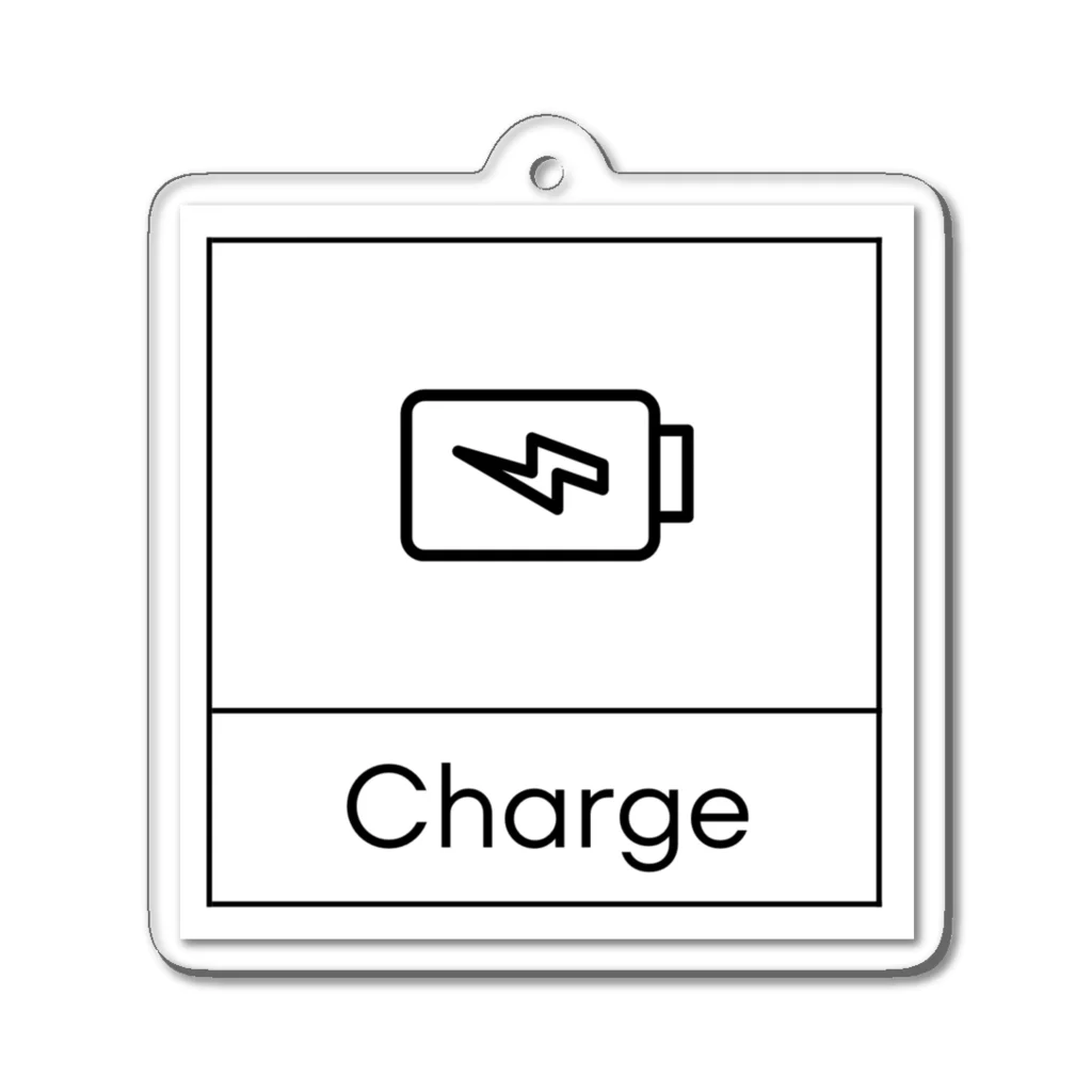 ミニマルくんの四角におさまるCharge Acrylic Key Chain