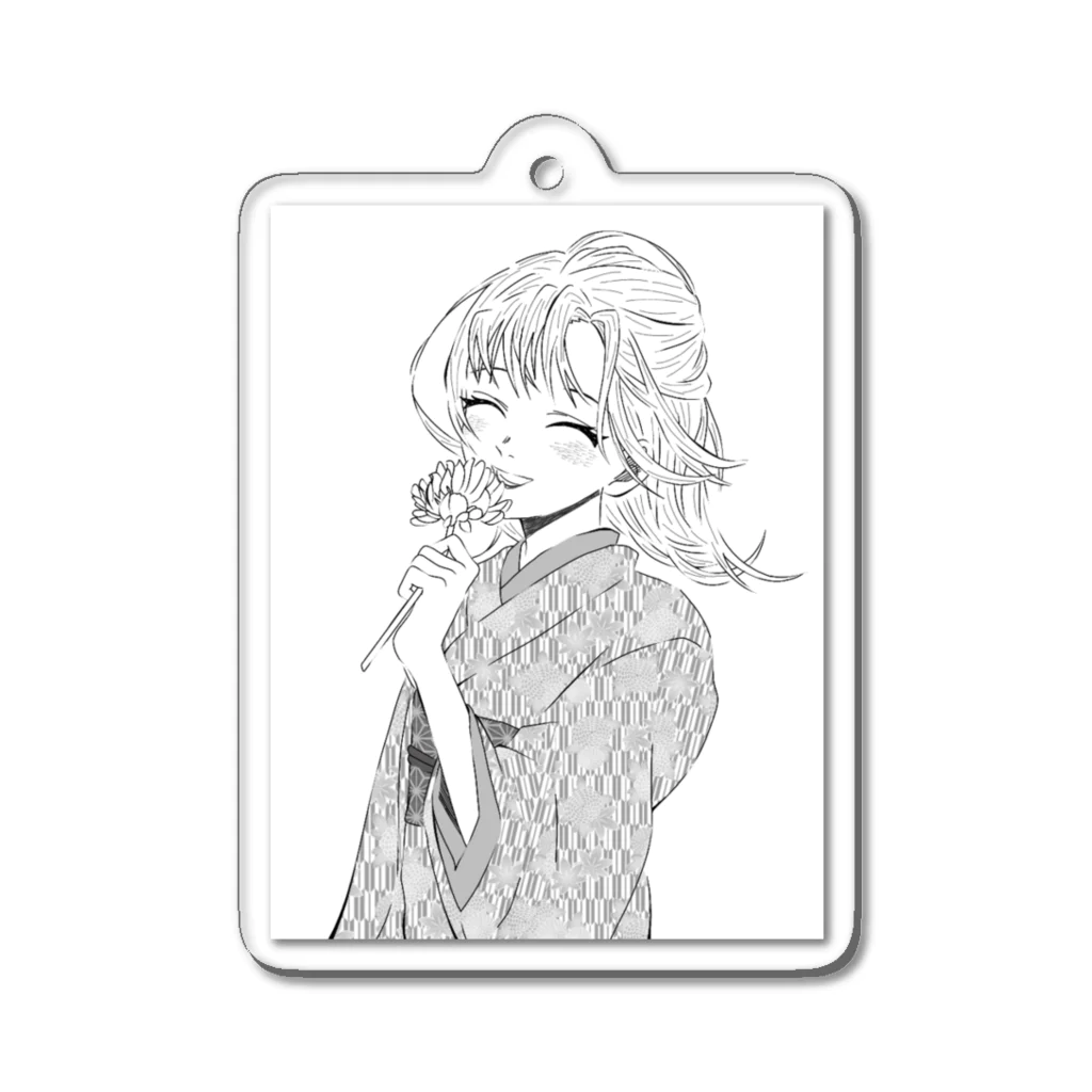 Nonoha008の紗綾ちゃん Acrylic Key Chain