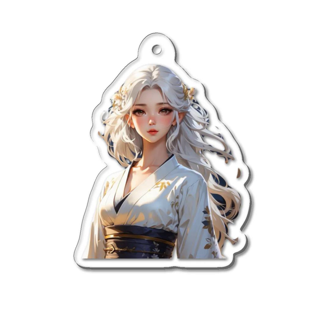 pe_taroのArt和服美女！ Acrylic Key Chain