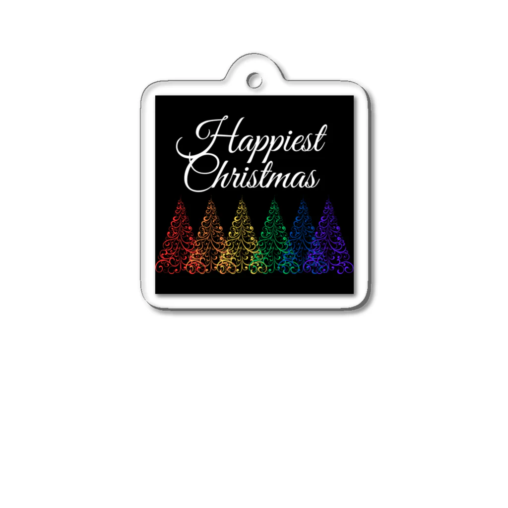 LGBTQ MianのHappiest Christmas アクリルキーホルダー