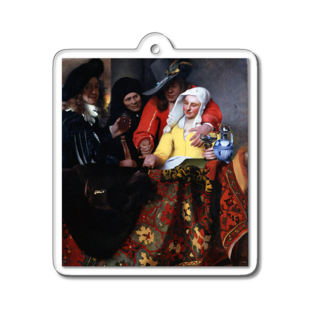 世界美術商店の取り持ち女 / The Procuress Acrylic Key Chain