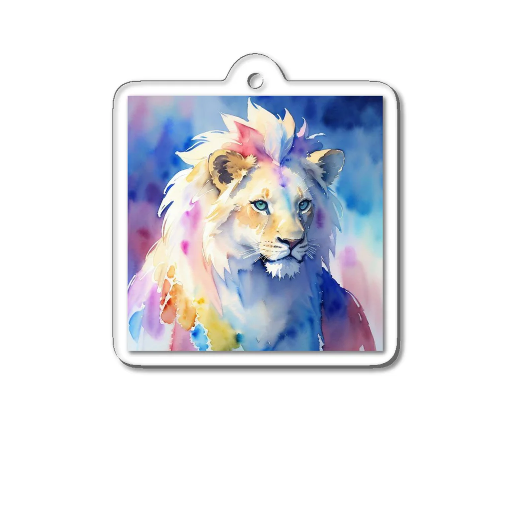 3tomo6's shopの百獣の王ライオン Acrylic Key Chain