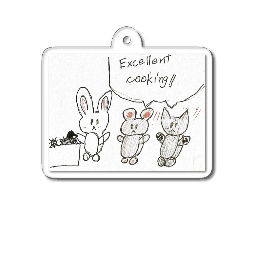 ochikeronのExcellent Cooking Acrylic Key Chain