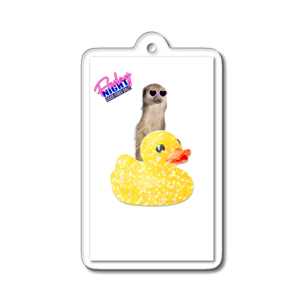 Guu のmeerkat Guu Acrylic Key Chain