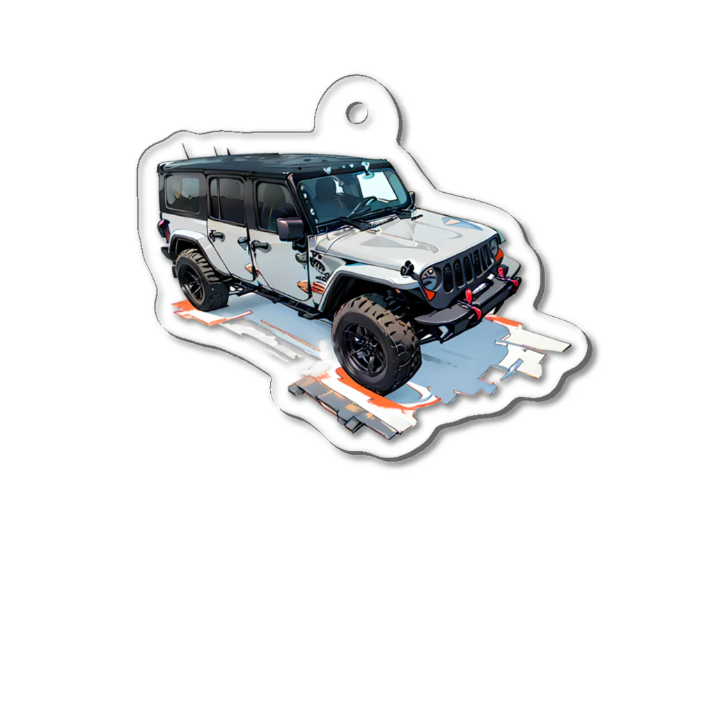 onzo_BGMの4wd1 Acrylic Key Chain