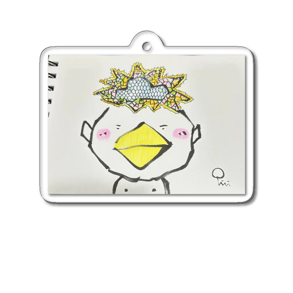 pillishopのカッパのキャシーくん Acrylic Key Chain