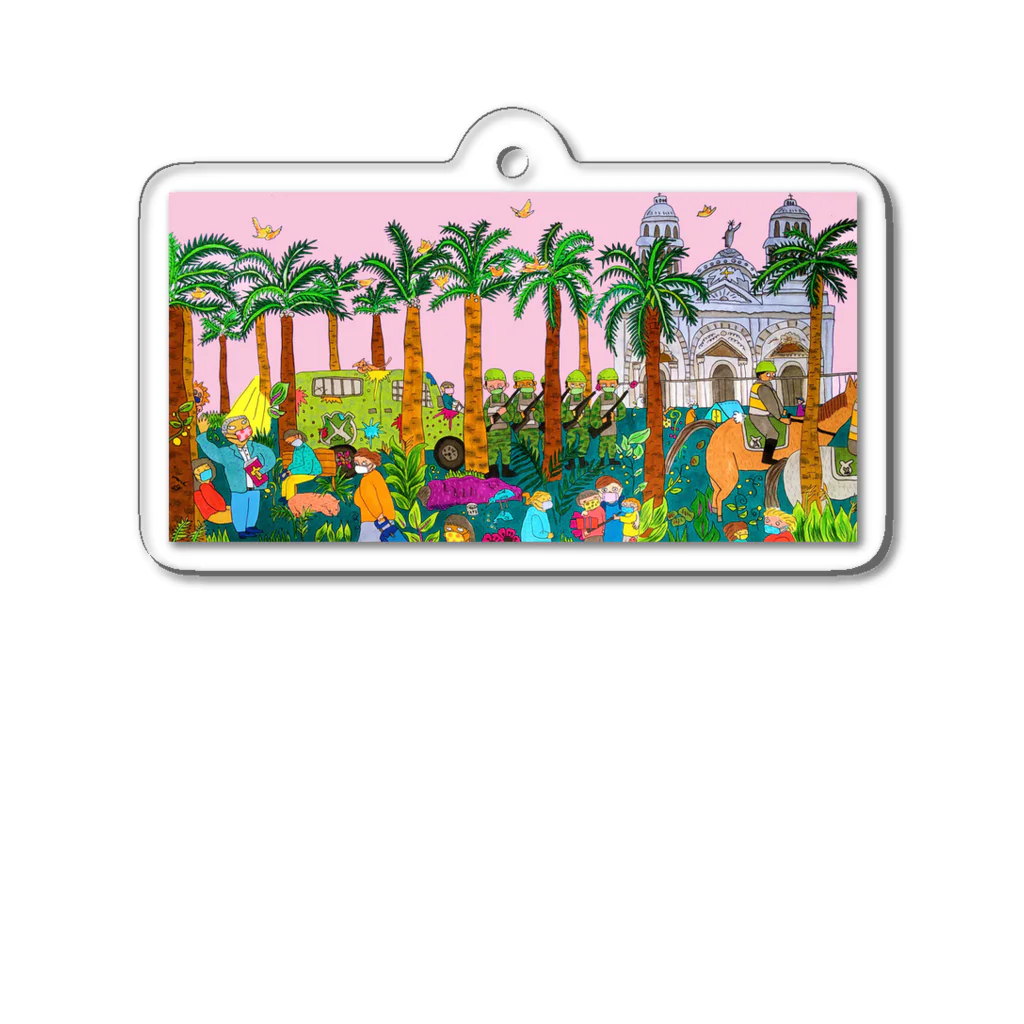 WanimarixxのPLAZA DE ARMAS Acrylic Key Chain