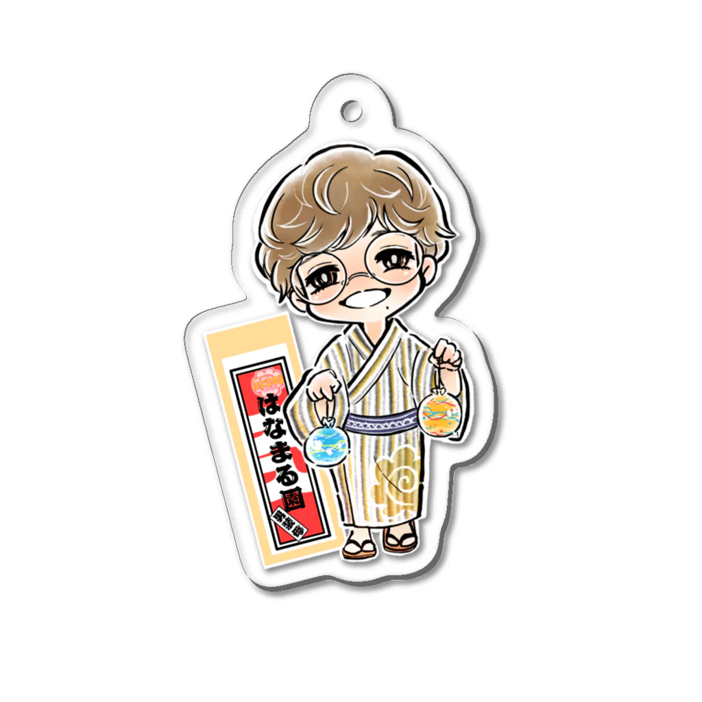 群青のはなまる夏祭り2023 亮太先生 Acrylic Key Chain