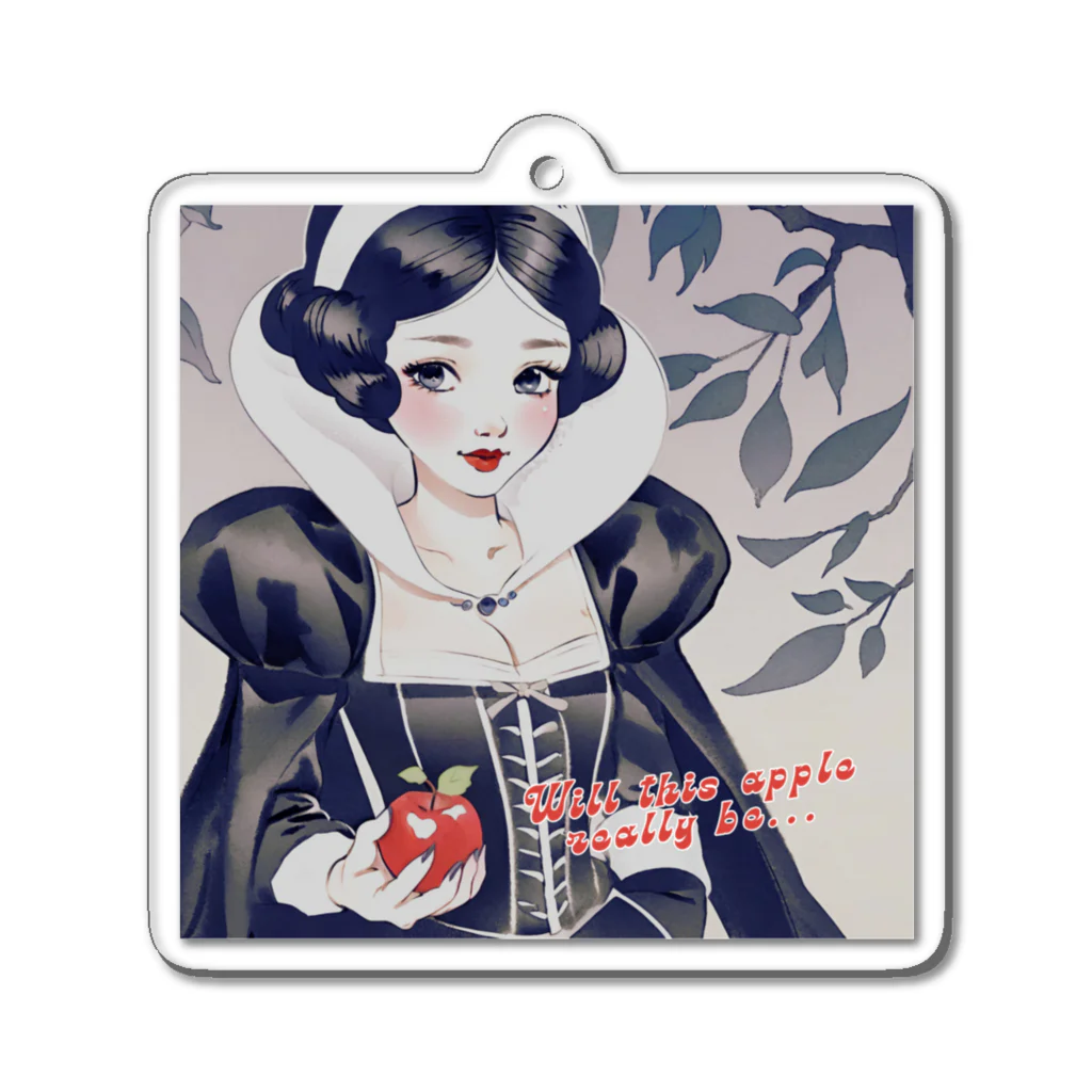 凡人-bonjin-のダークファンタジー白雪姫 Acrylic Key Chain