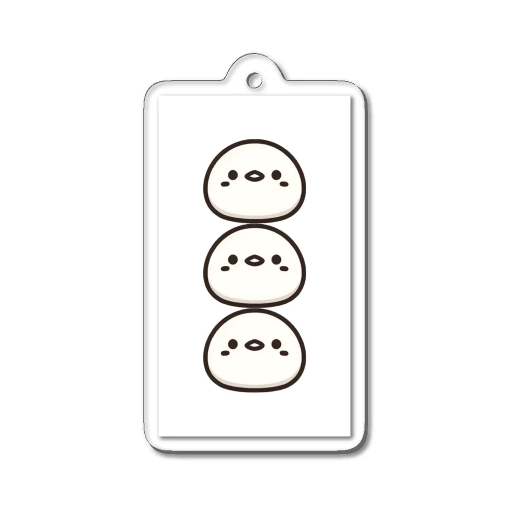 ぽっぽ🐣のひよこ家族 Acrylic Key Chain