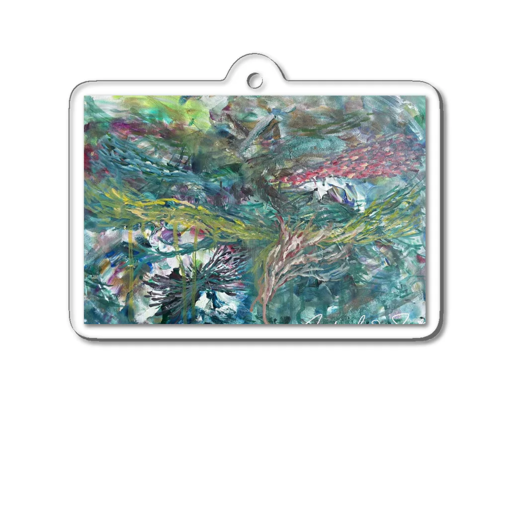 Chikyu-yueiの森の幻獣たち / Forest fantoms Acrylic Key Chain