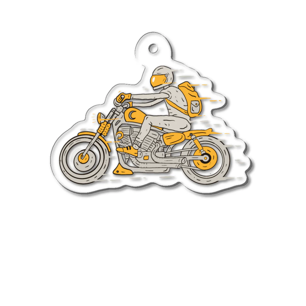 77Artcoのcafe racer#1 Acrylic Key Chain