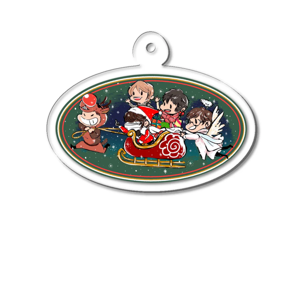 群青のはなまる園クリスマス2023 Acrylic Key Chain