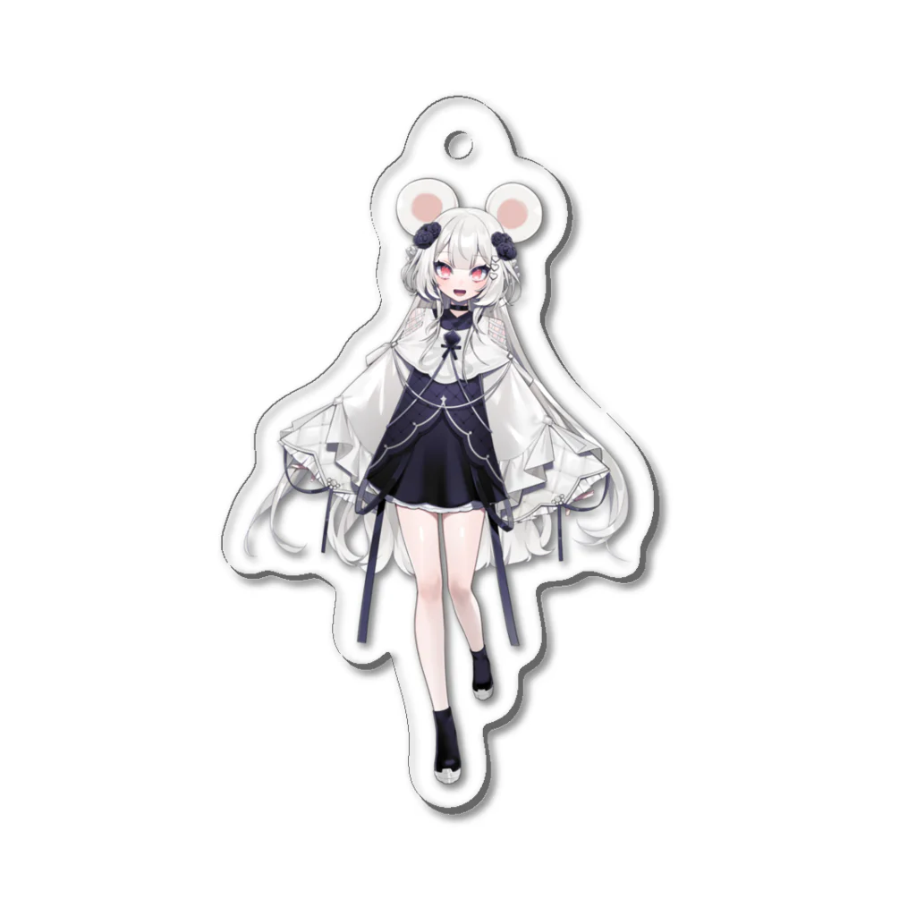 はくあの白愛 Acrylic Key Chain