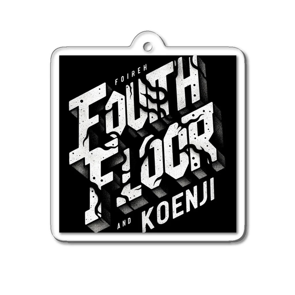 Yx4のFourthFloorLove Acrylic Key Chain